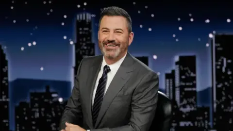 TV personality Jimmy Kimmel indefinitely taken off the airwaves due to controversial comments regarding conservative figure Charlie Kirk